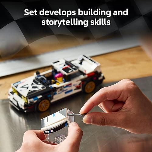 LEGO Speed Champions BMW M3 (E30) 77263 | Building Toy for Boys & Girls, Ages 9+, Detailed Toy Car for Kids, Play or Display Model, 358 pieces, Gift for Birthdays thumbnail 4