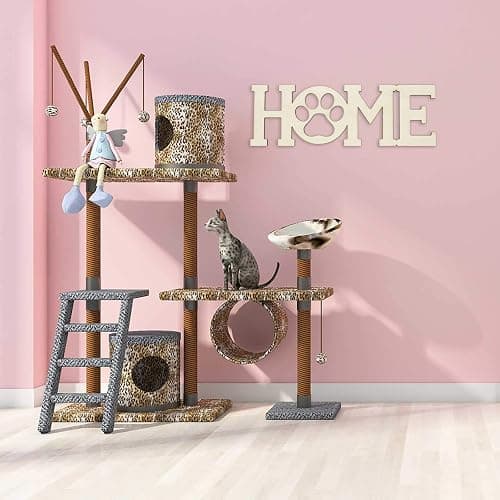 3pcs Home Paw Wood Sign Blank Wooden Dog Cat Paw Plaque Unfinished Wood DIY Crafts Cutouts Ornaments for Puppy Pet House Door Wall Decorative, 7.9x2.6 in thumbnail 7