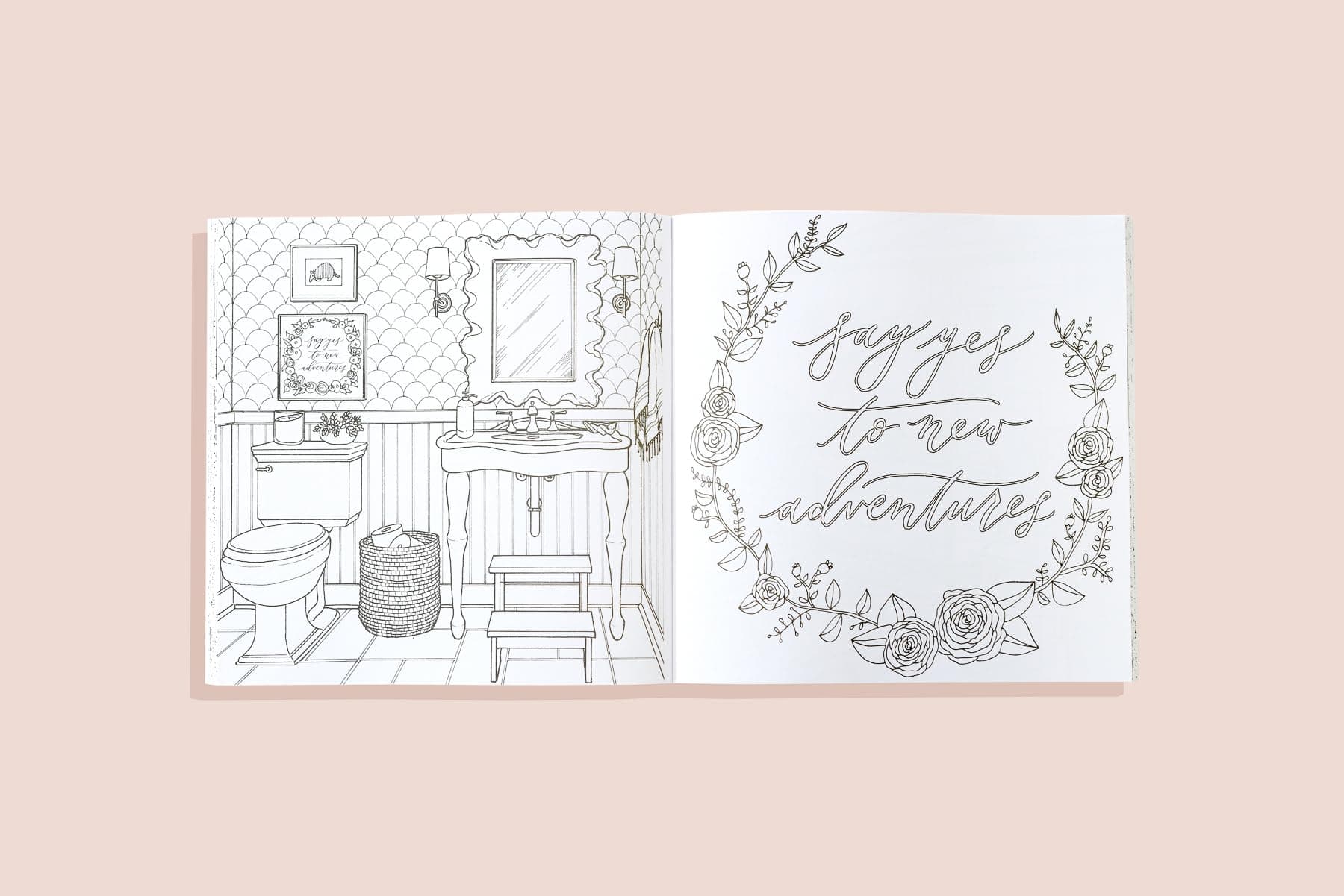 Color At Home: A Young House Love Coloring Book thumbnail 8