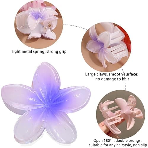 Flower claw clips! thumbnail 4