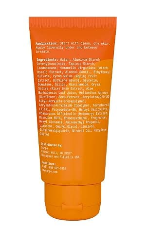 Carpe Sweat Absorbing Breast - Helps Keep Your Breasts and Skin Folds Dry - Sweat Absorbing Lotion - Helps Control Under Breast Sweat - Great For Chafing and Stain Prevention thumbnail 2