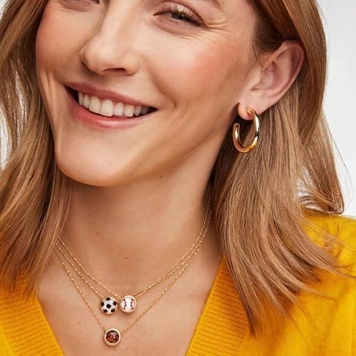 Kendra Scott Soccer Short Pendant Necklace, Fashion Jewelry for Women - GOLD thumbnail 5