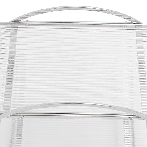 Make-up-Organizer für Schminktisch, 2-stöckig, Großes Fassungsvermögen Organizer für Parfüm,Hautpflege Organizer Vanity Caddy Regal für Schlafzimmer, Kommode (Silber) thumbnail 4