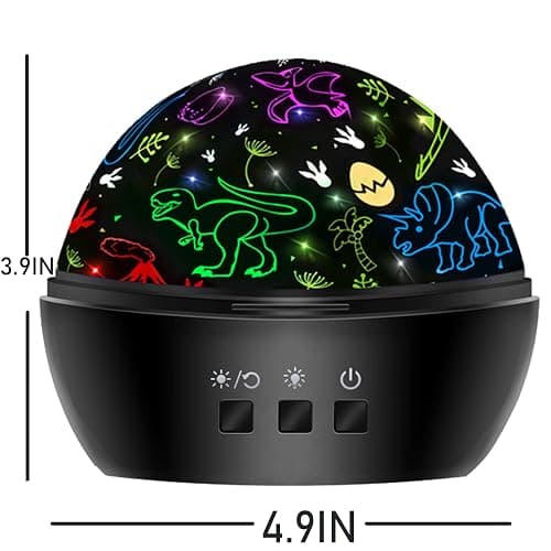 Dinosaur Night Light Toys for 3-8 Year Old Boys,2 in 1 Dino Projection for 2-10 Year Kids,Boys Girls Gifts,Suitable for Chirstmas Xmax Easter Birthday thumbnail 3