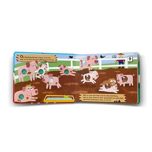 Melissa & Doug Poke-a-Dot! Old MacDonald’s Farm, Interactive Children's Board Book with Buttons to Pop, Educational Sensory Toy for Toddlers & Preschoolers Ages 3+ - FSC Certified thumbnail 9