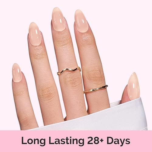 MelodySusie Jeweliver Gel Nail Polish, 0.5Fl.oz Nude Gel Polish Beige Color Soak Off UV LED Light Cure Gift for Women Manicure Nail Art DIY at Home B6405 thumbnail 5