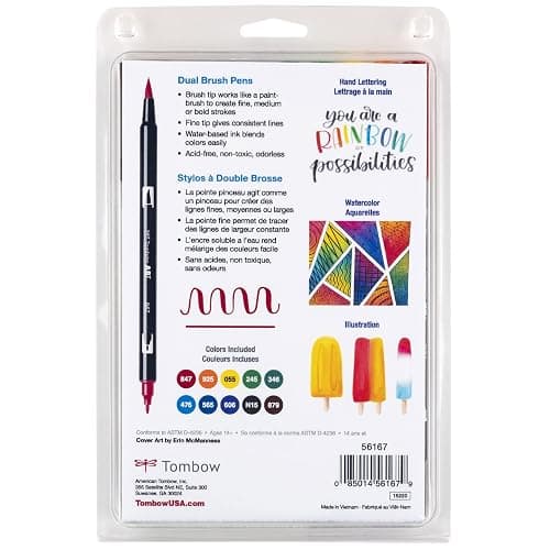 Tombow Dual Brush Marker 10-Piece Set: Primary thumbnail 2
