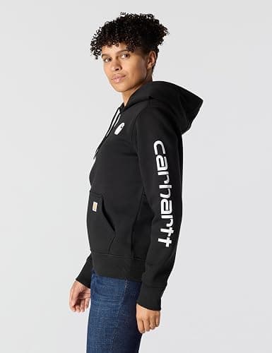Carhartt Women's Iconic Clarksburg Logo Sweatshirt thumbnail 2