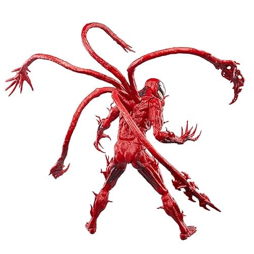 Marvel Legends Series Carnage, Venom: Let There Be Carnage Deluxe Collectible 6 Inch Action Figure thumbnail 7