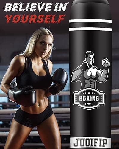 Freestanding Punching Bags for Adults - 175cm Heavy Punching Bag with Stand - Men Standing Boxing Bag Inflatable Kickboxing Bag for Training MMA Muay Thai Fitness thumbnail 8