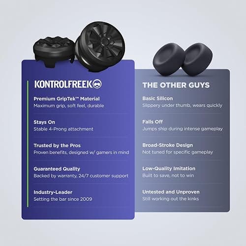 KontrolFreek FPS Freek Galaxy Black for Xbox One and Xbox Series X Controller | 2 Performance Thumbsticks | 1 High-Rise, 1 Mid-Rise | Black (Limited Edition) thumbnail 8