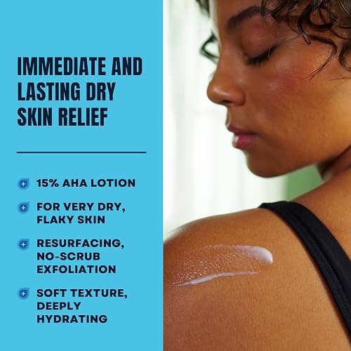 AmLactin Intensive Healing Body Lotion - Therapeutic Lotion for Extremely Dry Skin - No-Scrub Exfoliator and Moisturizer with 15% Lactic Acid AHA and Ceramides, 14.1 oz (Packaging May Vary) thumbnail 3