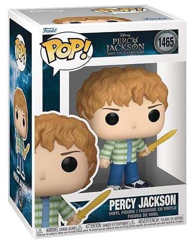 POP TV: Disney - Percy Jackson and The Olympians, Percy Jackson Funko Vinyl Figure (Bundled with Compatible Box Protector Case), Multicolored, 3.75 inches thumbnail 2