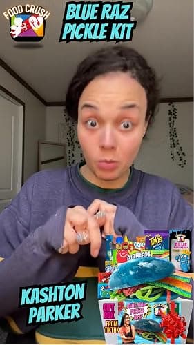 Blue Raspberry Pickle Kit-Double Sized-Mexican Candy Gift Box-Tiktok Trend Item by Food Crush thumbnail 6
