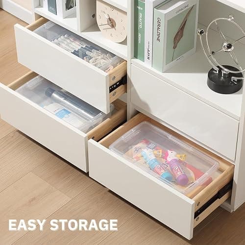 Naivees 12 Pack 6Qt Shoe Storage Box Clear Plastic Storage box with Lid | Widely used,See Through,Stack and Store,Stackable,Waterproof,Moisture-proof,Storage Shoe thumbnail 5