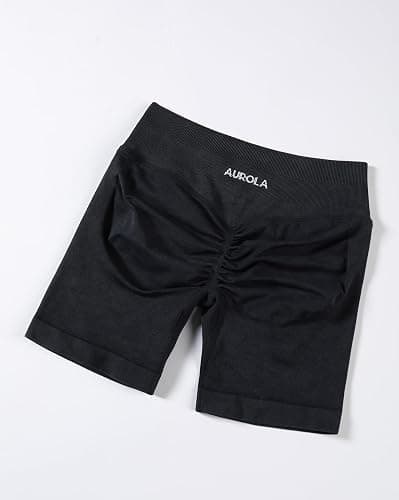 AUROLA Influence Workout Shorts for Women,2.5 3.5 4.5 5.5 6.5 No Roll Up Squat Proof Scrunch Seamless Compression Gym Short thumbnail 3