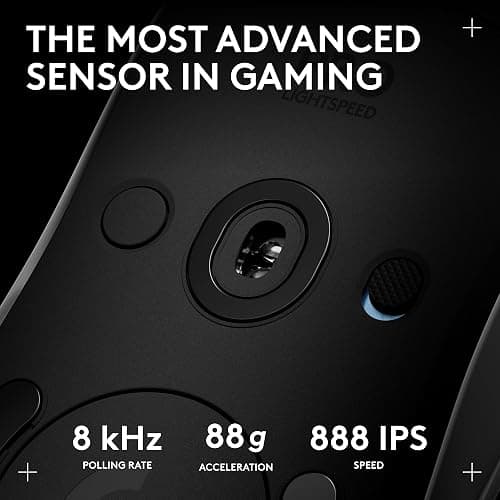 Logitech G PRO 2 Lightspeed Wireless Gaming Mouse, Right- or Left-Handed Mouse with up to 4 Customizable and Switchable Magnetic Side Buttons, 44K DPI Sensor, USB-C Charging, for PC/Mac - White thumbnail 4
