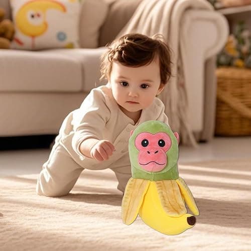 Italian Brainrot Plush,11 inch Chimpanzini Bananini Toy Gift,Cute Stuffed Figure Doll for Kids and Adults Inspired Plush Toy thumbnail 2