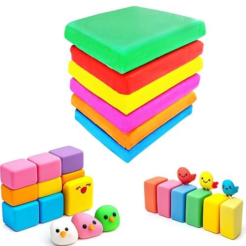 RONDURE Kneaded Eraser for Artists Drawing, Sketching, 6 Pcs Moldable & Stretchy Clay Gum Erasers Putty Kneadable and Scented for Art Student thumbnail 6