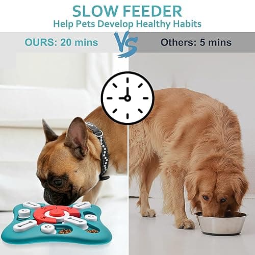 PETSTA Dog Puzzle Toys, Treat Dispensing Dog Enrichment Toys for IQ Training and Brain Stimulation, Interactive Mentally Stimulating Toys as Gifts for Puppies, Cats, Dogs thumbnail 3