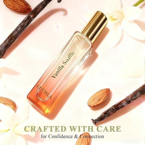 GUFMLA Pheromones Perfumes for Women, Vanilla Perfume, Long Lasting Perfume for Her - Vanilla Soufflé Scent, Travel Size 0.51fl.oz/15ml, Original Formula Eau De Parfum, Perfumes Spray for Women thumbnail 7