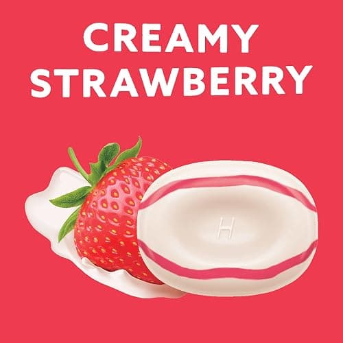 HALLS Throat Soothing (Previously HALLS Breezers) Creamy Strawberry Throat Drops, Economy Pack, 70 Drops thumbnail 2