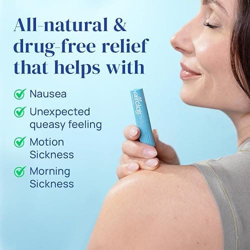 Allclair Nausea Relief Inhaler - Take Control of Motion Sickness, Morning Sickness, Medication, Stress - Fast, Natural, Drug-Free, Non-Drowsy & Portable Travel Essential (2 Inhalers) thumbnail 3