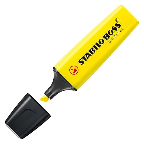 STABILO BOSS ORIGINAL - Surligneur - Set de bureau x 23 Surligneurs - 8 fluo + 8 pastel + 6 couleurs nature + 1 marqueur noir - Set x 23 dont 1 noir thumbnail 6