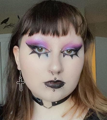QWALIT Fake Nose Ring Fake Lip Piercing Fake Lip Ring Fake Nose Ring Hoop Fake Snake Bites Fake Lip Piercings Faux Lip Rings Fake Nose Piercing Clip on Nose Ring Spring thumbnail 3