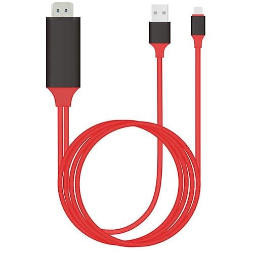 PRO USB-C HDMI Compatible with DJI Osmo Action at 4k with Power Port, 6ft Cable at Full 2160p@60Hz, 6Ft/2M Cable [RED/Thunderbolt 3 Compatible] - Image 1