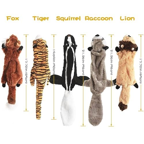 (5 Pack) Variety no-stuffing dog toys thumbnail 7
