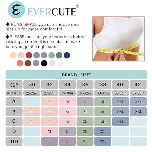 Evercute Cross Back Sport Bras Padded Strappy Criss Cross Cropped Bras for Yoga Workout Fitness Low Impact thumbnail 5