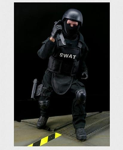 BJPEY 12" Action Figures Toy 1:6 Stand Bendable Soldier Figure Model Toy ( SWAT ) thumbnail 2