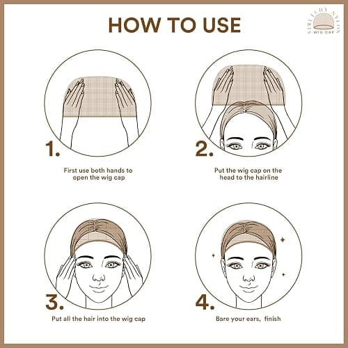 Teenitor Wig Cap, Nylon Wig Caps, 20Pcs Stocking Wig Caps for Women Nude thumbnail 7