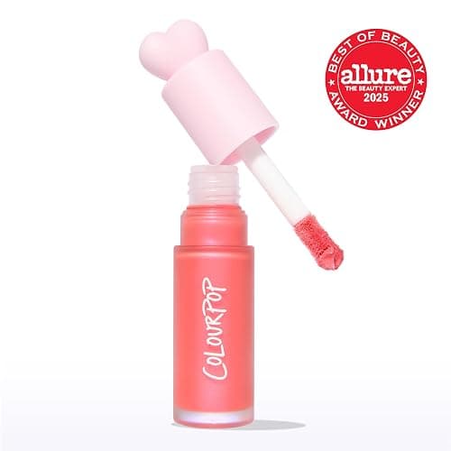 ColourPop Weightless Liquid Blush - Hydrating, Liquid Blush for Cheeks - Glowy, Pearl Finish with Hyaluronic Acid for a Healthy Glow - Designed with a Doe Foot Applicator - I Love It (0.3 Fl Oz) thumbnail 2