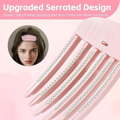 2PCS Volumizing Hair Clips for Women, Hair Volume Clip Styling Tools Volumizing Comb for Fluffy Bangs Clips for Root Lift, Root Booster Clips, Pink thumbnail 4