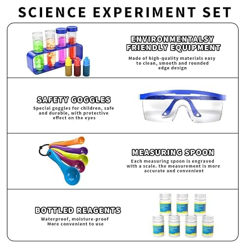 SNAEN 240+ Lab Experiments Science Kits, Chemistry Set, Crystal Growing, Erupting Volcano, STEM Activities Educational Toys Gifts for 6 7 8 9 10 11 Years Old Boys Girls Kids Toys thumbnail 3