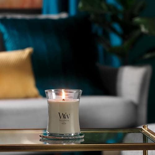WoodWick Medium Hourglass Candle Fireside Scent Premium Soy Blend Wax Crackles as it Burns Perfect for Gifting 9.7oz thumbnail 7