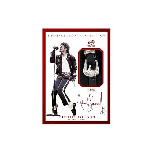 Michael Jackson Bad World Tour Keepsake Premiere Blaster Box Trading Cards | 8 Packs, Authentic Worn Glove Relics, 300+ Card Set, 1/1 Cut Signature Chase, Numbered Parallels thumbnail 2