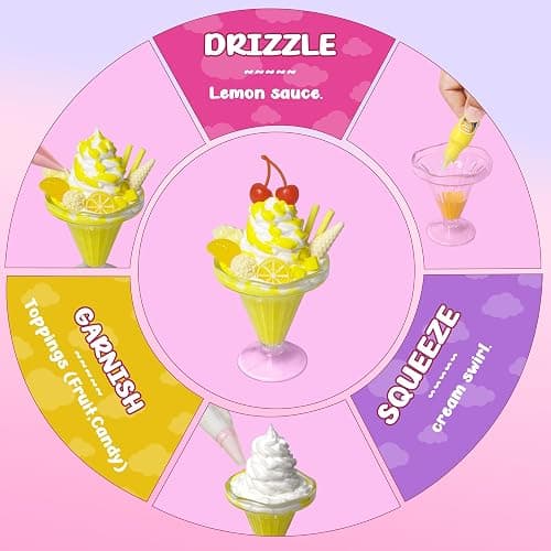 12-Piece Miniature Food Toy Making Set - DIY Tiny Play Food for Kids 5+ | Non-Edible, Pretend Kitchen Play for Little Chefs | Birthday Gifts and Party Favors to Spark Creativity and Imagination thumbnail 4