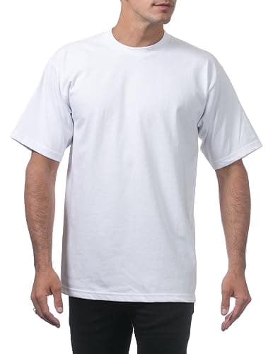 Pro Club Men's 3-Pack Heavyweight Cotton Short Sleeve Crew Neck T-Shirt thumbnail 6