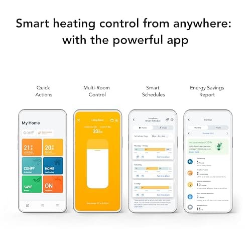 tado° Smart Radiator Thermostat X – Trio Pack, Heating Control via App and Smart Speaker (Alexa, Siri, Google Assistant), Save Heating Costs, DIY Installation thumbnail 2