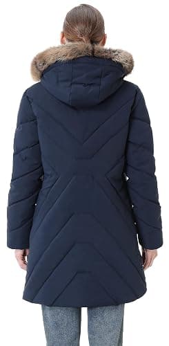 TYBBNY Women's Winter Coat Long Puffer Jacket - Waterproof Warm Thickened Snow Coat for Women thumbnail 5