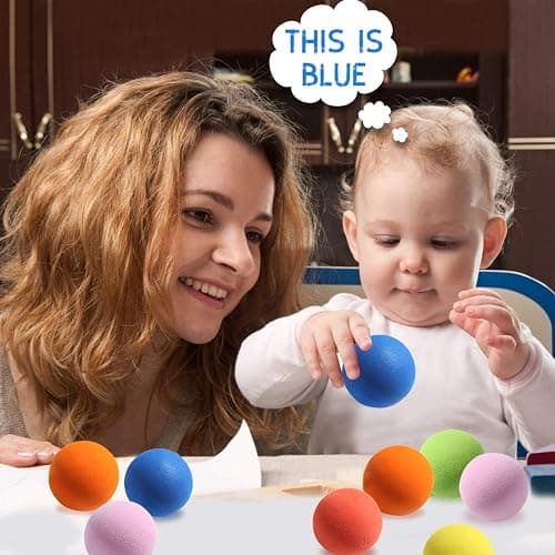 oazoxcx 12 Pieces Soft Foam Balls Lightweight Mini Play Balls for Safe Indoor Toys Fun Vibrant Assorted Colors Orbs Unique Birthday Party Favors for Boys and Girls thumbnail 4