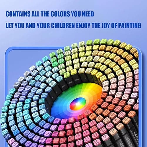 262 Colors Alcohol Markers, Art Drawing Markers Set for Adults Dual Tip Permanent Sketch Markers, with Organizing Case thumbnail 7