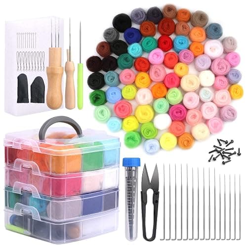 72 Farben Nadelfilz Set, für Anfänger  - Image 1