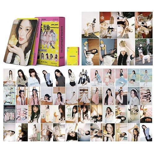ILLIT 4th Mini Album MAMIHLAPINATAPAI Lomo Card Set - 55PCS HD Kpop Photocards, Collectible Merchandise for MAGO Fans, ILLIT Solo & Group Photo Cards thumbnail 2
