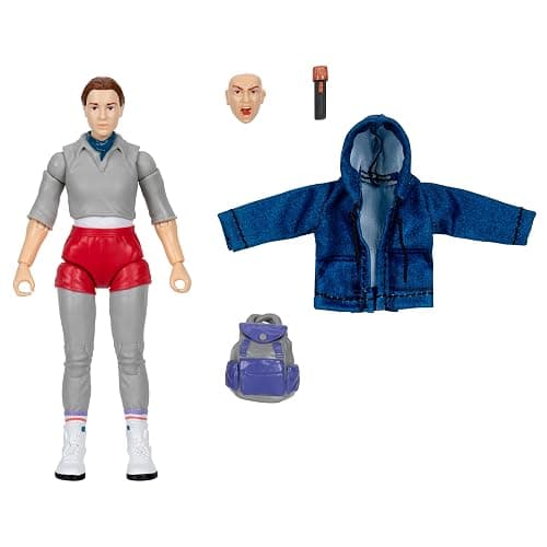 Stranger Things Eleven Upside Down Collector Figure - 6-Inch Highly Detailed Figure with Soft Good Clothing and Unique Accessories thumbnail 3
