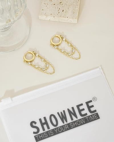 Dangle Earrings (Gold) thumbnail 6