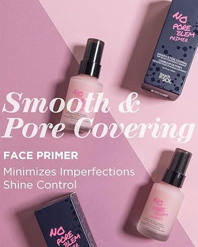 TOUCH IN SOL No Pore Blem Primer, 1.01 fl.oz(30ml) 2 Pack - Face Makeup Primer, Big Pores Perfect Cover, Skin Flawless and Glowing, Instantly Smoothes Lines, Long Lasting Makeup's Staying - 1.01 Fl Oz (Pack of 2) - Pink thumbnail 2